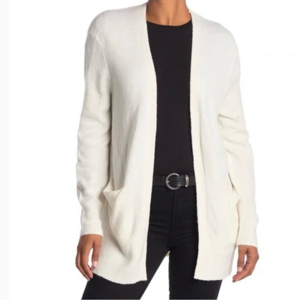 Madewell Cozy Walker Cardigan Wool Alpaca Blend Open Front Cardigan Sweater Sm